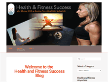 Tablet Screenshot of healthandfitnesssuccess.com